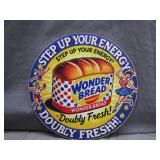 Wonder Bread Advertising Tin Sign