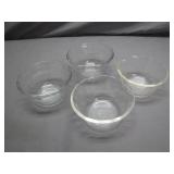 4 Pyrex and Fire-King Glass Bowls