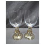 Vintage Walt Disney Winnie-the-Pooh Wine Glasses