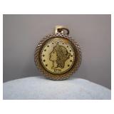 Stunning US Liberty Collectors Coin Pendant