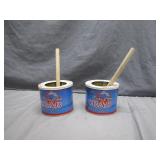 Crab Mallets with Decorative Can Holders