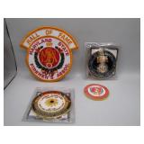 Maryland Fire Department Tokens and Patch Set
