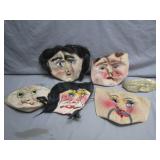 Six Handmade Theatrical Masks