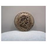 1955-D Benjamin Silver Half Dollar