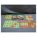 Colorful Bingo Game With Glass Markers