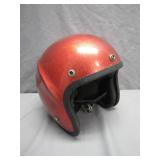 Classic SHCA-Approved Red Motorcycle Helmet