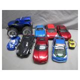 Nine Assorted Toy Cars