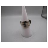 Sterling Silver Size 7.5 Adjustable Ring