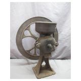 Rustic Cast Iron Hand-Crank Grain Mill