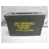 7.62 MM M82 Cartridge Ammunition Box