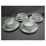 Copeland Grosvenor China Daisy Teacup Set