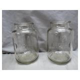 2 Thrift Brand Glass Mason Jars: Baltimore MD