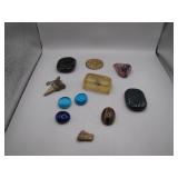 Eclectic Lot of Stones, Fossils, and Curios