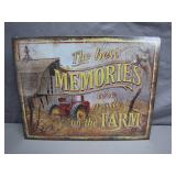 The Best Memories Farm Sign