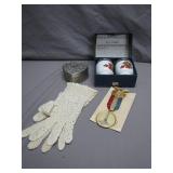 Eclectic Collection: Gloves, Medal, Egg Coddlers
