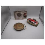 Firetruck Buckle, Wildlife Buckle, and Calendar