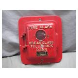 Classic Red Pull-Down Fire Alarm Panel