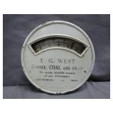 E.G. West Advertising Thermometer