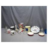 Holiday-Themed Ceramic And Glass Lot