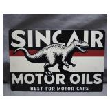 Sinclair Motor Oils Metal Advertising Sign
