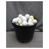 Bucket of Mixed Used Golf Balls