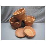 Terracotta Pots with Saucers
