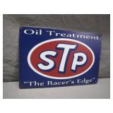 STP Oil Treatment Tin Sign