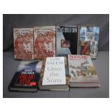 8 Hardcover Books