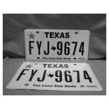 Texas License Plates FYJ-9674