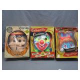 3 Vintage Boxed Halloween Masks