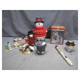 Snowman Decor Collection Featuring Figurines