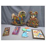 Colorful Patchwork Decor Set With Bonus Items