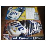 1999 Miller Lite Racing Banner Pair