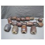 Strand of Brown Glazed Ceramic Beads