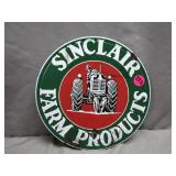 Sinclair Farm Products Round Metal Sign