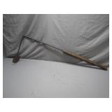 Hand-Forged Garden Hoe with Wooden Handle