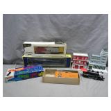 HO Scale Model Train Set With Accessories