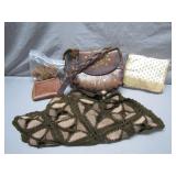 Leather Bag with Accessories Collection