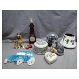 Eclectic Collection of Figurines and Decor