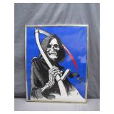 Framed Grim Reaper Artwork