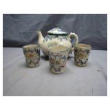 Delicate Handpainted Ceramic Tea Set