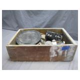 Wooden Box With Marine Hardware Components