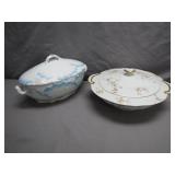 Decorative Lidded Porcelain Tureens