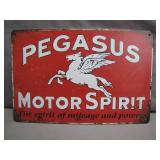 Retro Pegasus Motor Spirit Metal Sign