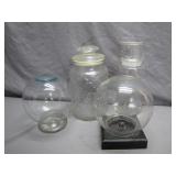 Vintage Glass Jars and Globes