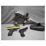 Marker and Accessories Lot: Paintball and Airsoft