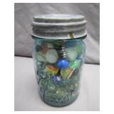 Atlas Mason Jar With Marbles Collection