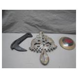 Three Unique Metal Artifacts