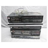 Audio Components with Wiring