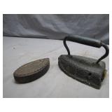 Cast Iron Sad Iron With Base Plate